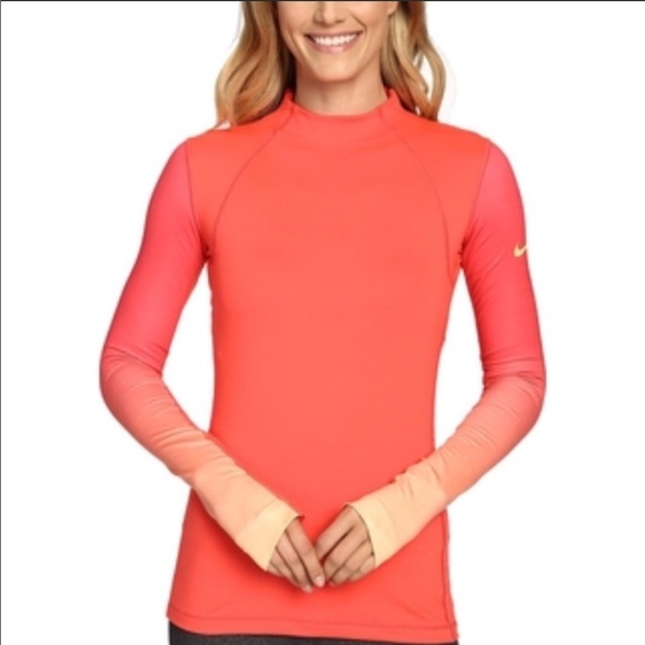 nike pro hyperwarm top womens